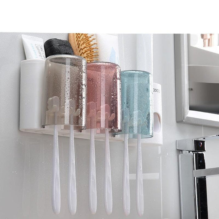 Lisslune | Family-friendly Toothbrush Holder - Ultimate Bathroom Organizer for Shared Spaces