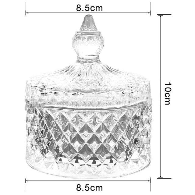Lisslune | Stylish minimalist glass organizer jar for jewelry and aromatherapy essentials