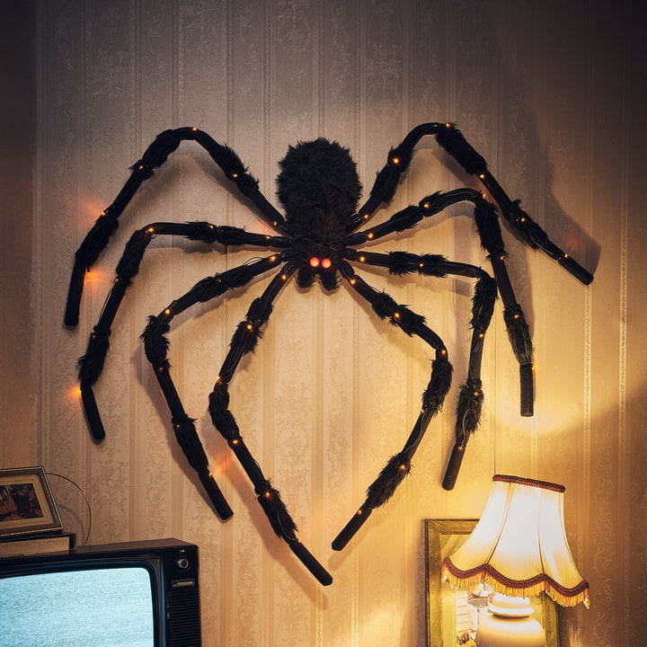 Lisslune | 1.5m LED Halloween decoration spider figure