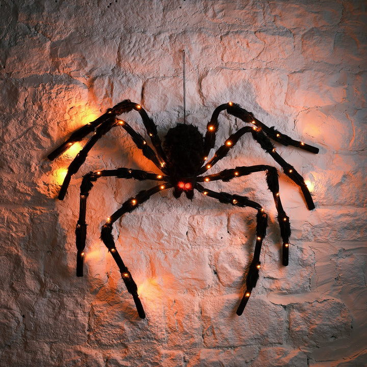 Lisslune | 1.5m LED Halloween decoration spider figure