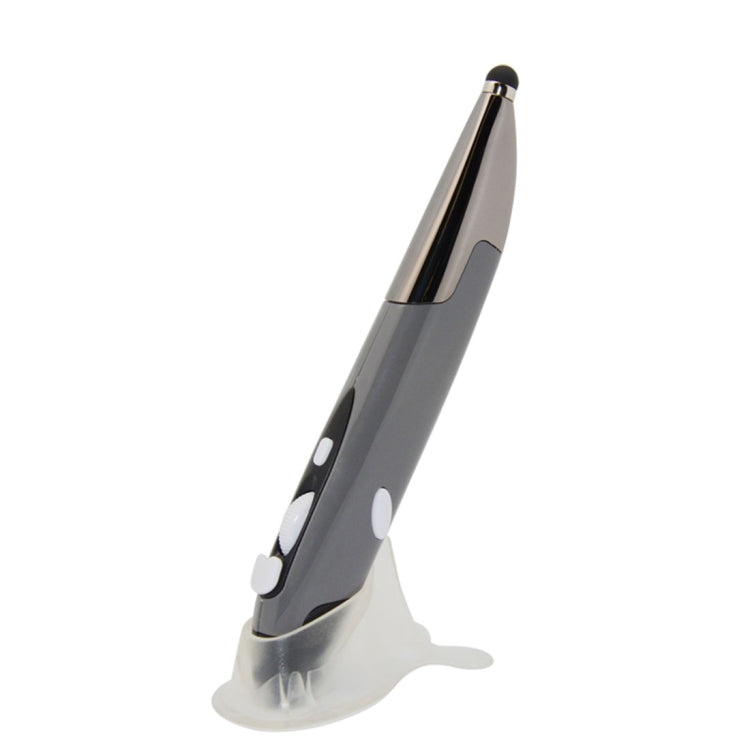 Lisslune | 2.4GHz Innovative Pen-Style Portable Wireless Smart Mouse for PC Laptop (Gray)