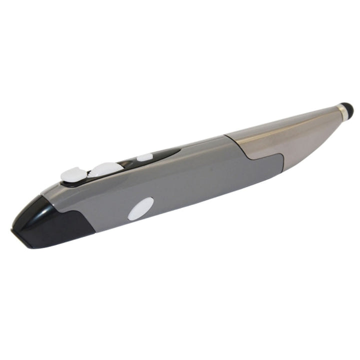 Lisslune | 2.4GHz Innovative Pen-Style Portable Wireless Smart Mouse for PC Laptop (Gray)