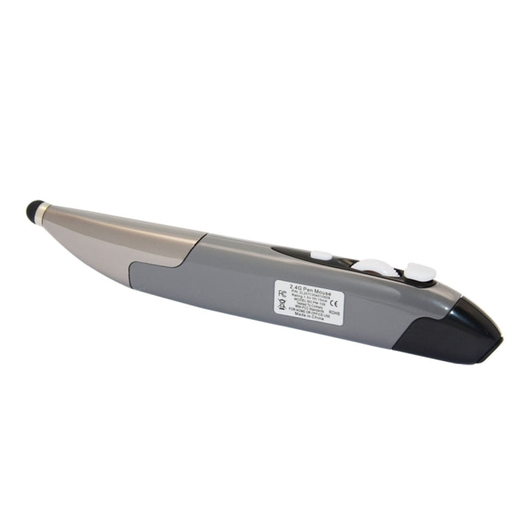 Lisslune | 2.4GHz Innovative Pen-Style Portable Wireless Smart Mouse for PC Laptop (Gray)