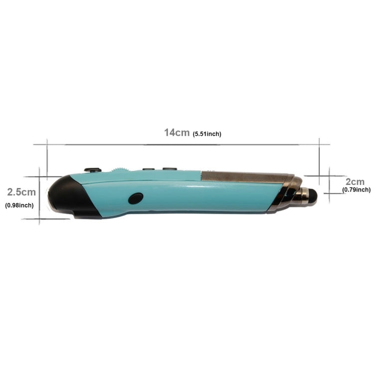 Lisslune | PR-08 2.4G Innovative Pen-Style Handheld Wireless Smart Mouse, Effective Range: 10m (Blue)