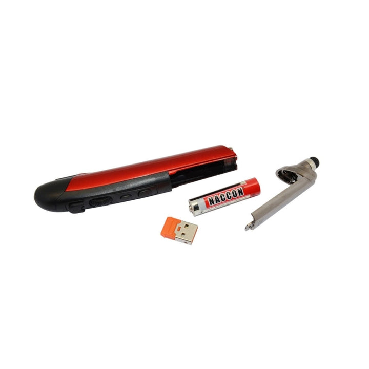 Lisslune | PR-08 2.4G Innovative Pen Shape Handheld Wireless Smart Mouse, Effective Range: 10m (Red)