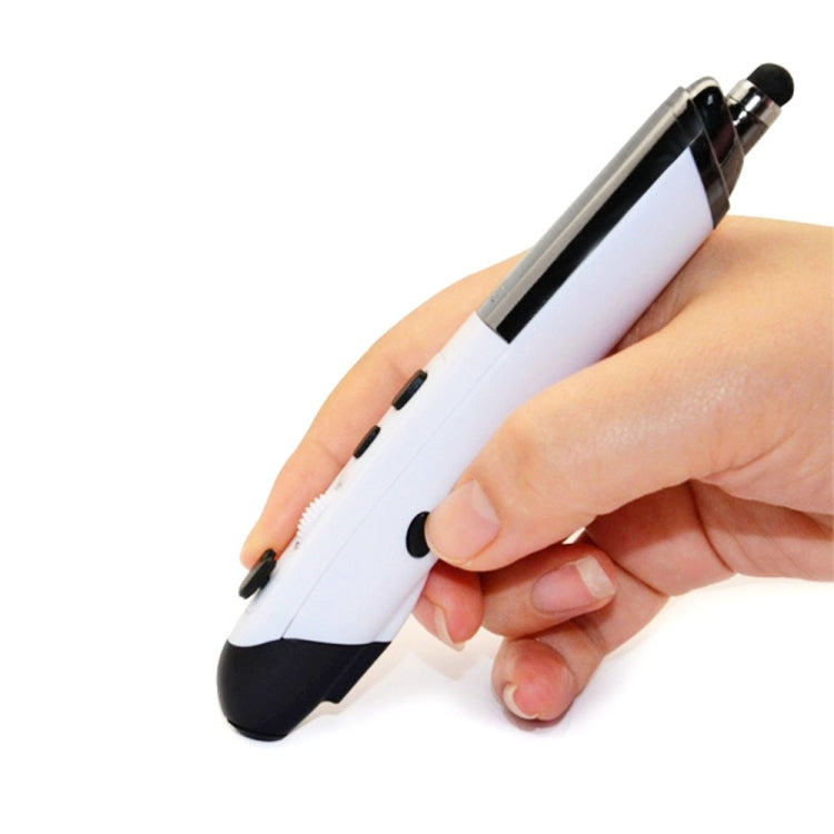 Lisslune | PR-08 2.4G Innovative Pen Shape Handheld Wireless Smart Mouse, Effective Range: 10m(white)