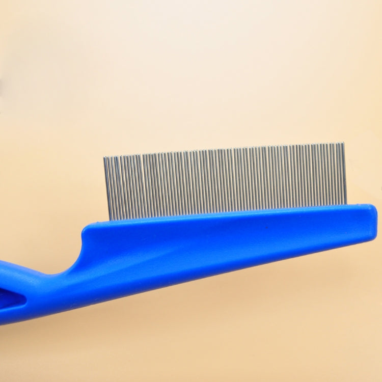 5 PCS Pet Cat Dog Accessories Combs Fine Tooth Stainless Steel Needle Flea Removal Combs, Length: 14cm (White)