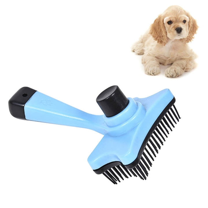 Elite Multi-functional Plastic Hair Comb Detangling Tool Pet Brushes (Blue)