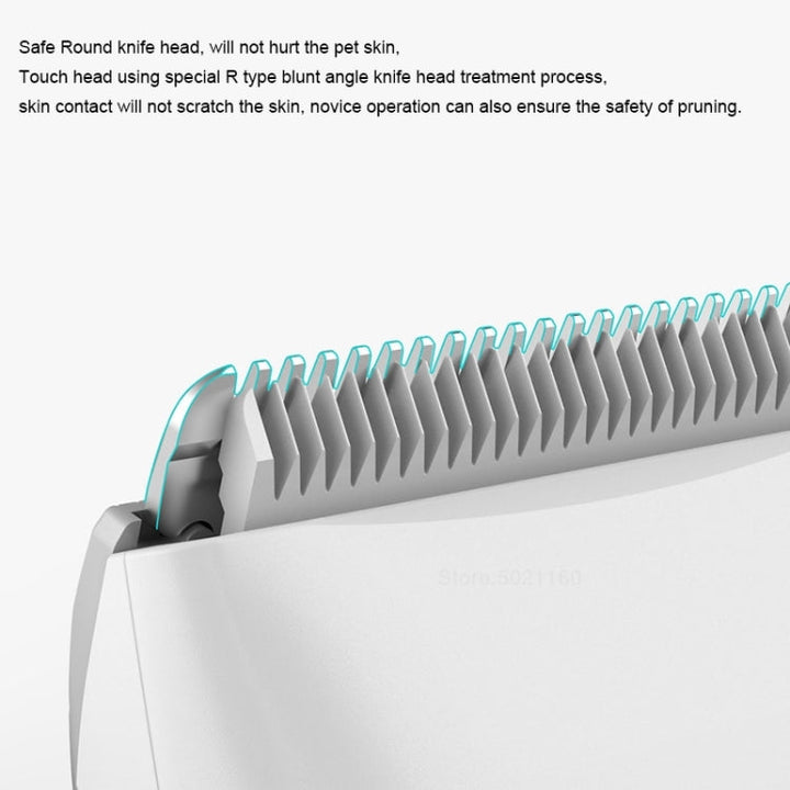 Original Xiaomi Youpin Pawbby Dog Professional Shaver Pet Care Clippers Electric Rechargeable Safety Haircut Machine (White)