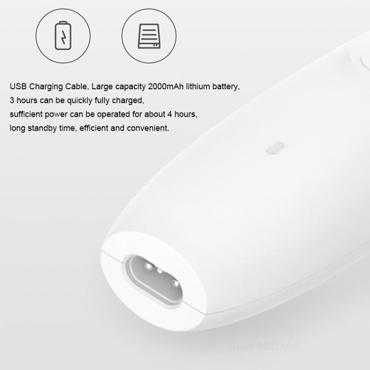 Original Xiaomi Youpin Pawbby Dog Professional Shaver Pet Care Clippers Electric Rechargeable Safety Haircut Machine (White)