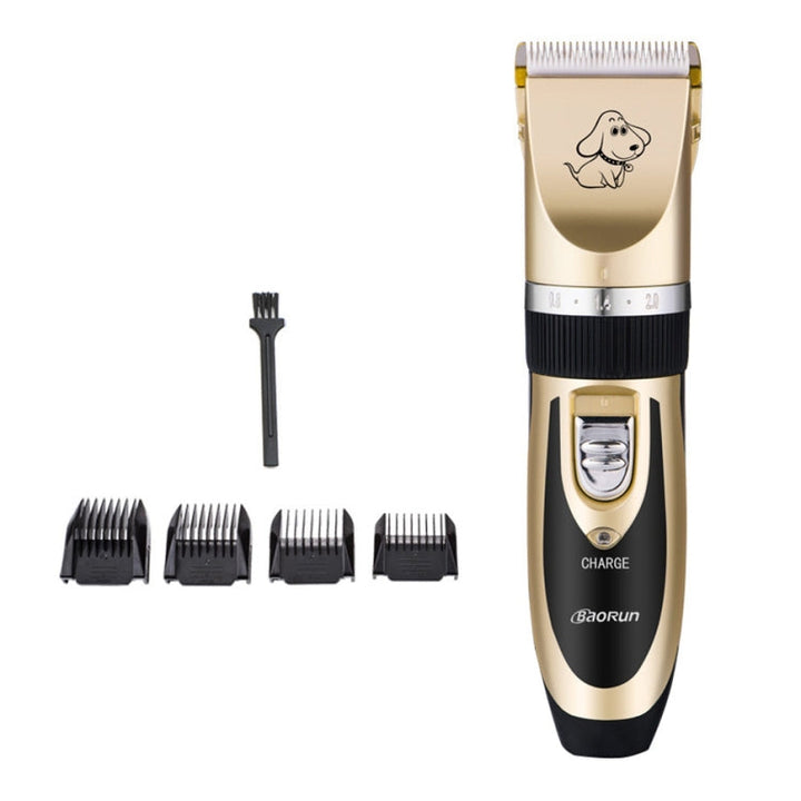P2 110-240V Ceramics Titan Professional Pet Electric Clippers Pet Hair Clipper with Four Combs