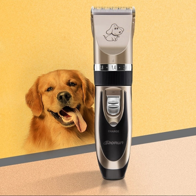 P2 110-240V Ceramics Titan Professional Pet Electric Clippers Pet Hair Clipper with Four Combs