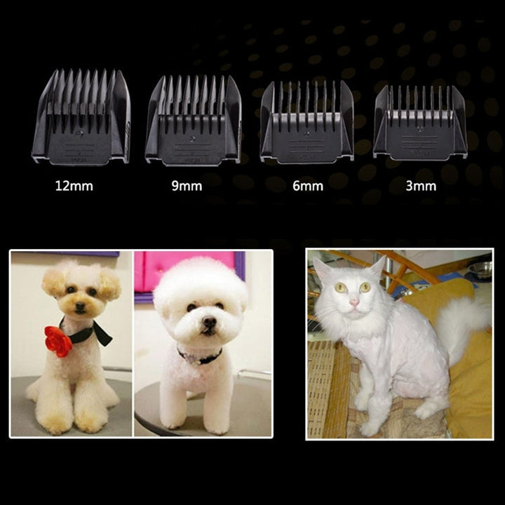 P2 110-240V Ceramics Titan Professional Pet Electric Clippers Pet Hair Clipper with Four Combs