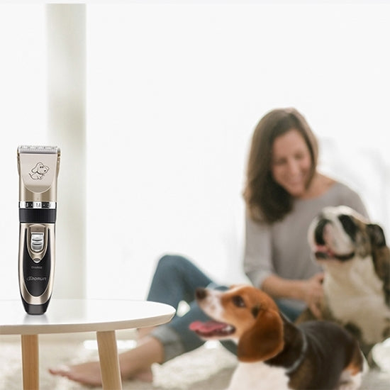 P2 110-240V Ceramics Titan Professional Pet Electric Clippers Pet Hair Clipper with Four Combs