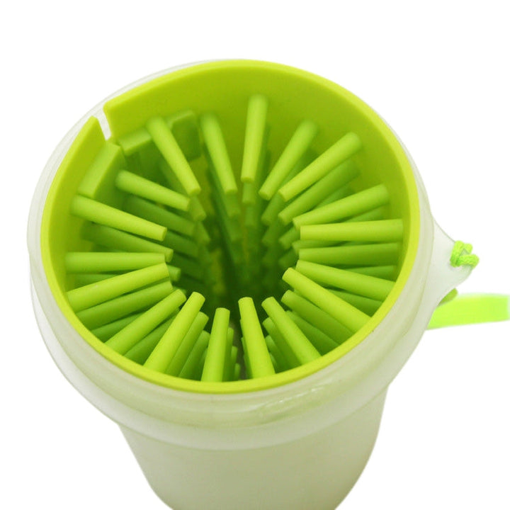 Pet Antiseptic Products Silicone Wash Feet Cleaning Cup Size: S (Green)