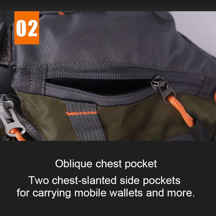 Lisslune | MEN Outdoor Multifunctional Fishing Vest Life Jacket (Gray)
