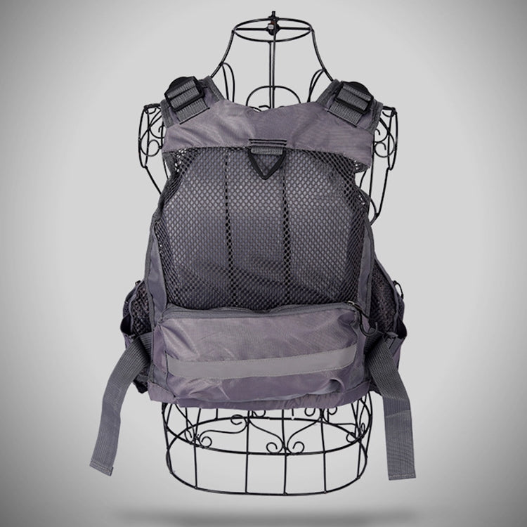 Lisslune | MEN Outdoor Multifunctional Fishing Vest Life Jacket (Gray)