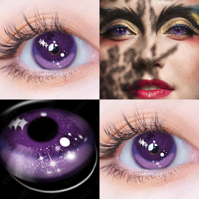 Rynx Cosplay HD35 Purple 14.5mm 1 Pair | 1 Year