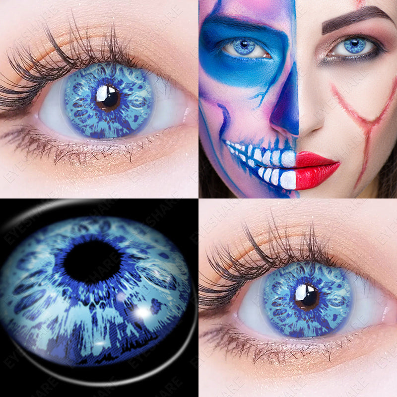 Rynx Cosplay HD38 Blue 14.5mm 1 Pair | 1 Year