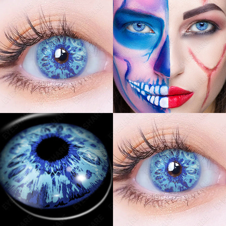 Rynx Cosplay HD38 Blue 14.5mm 1 Pair | 1 Year