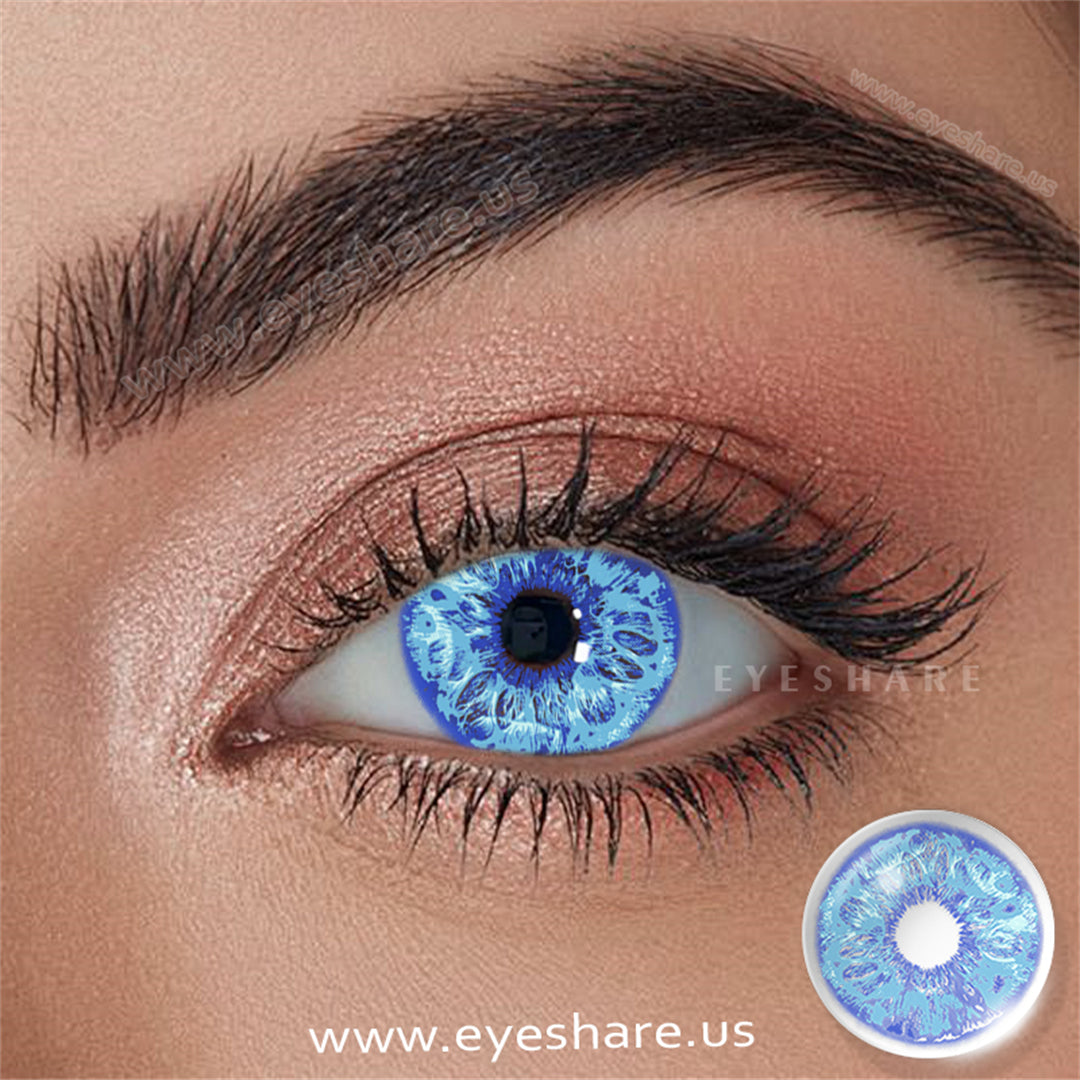 Rynx Cosplay HD38 Blue 14.5mm 1 Pair | 1 Year