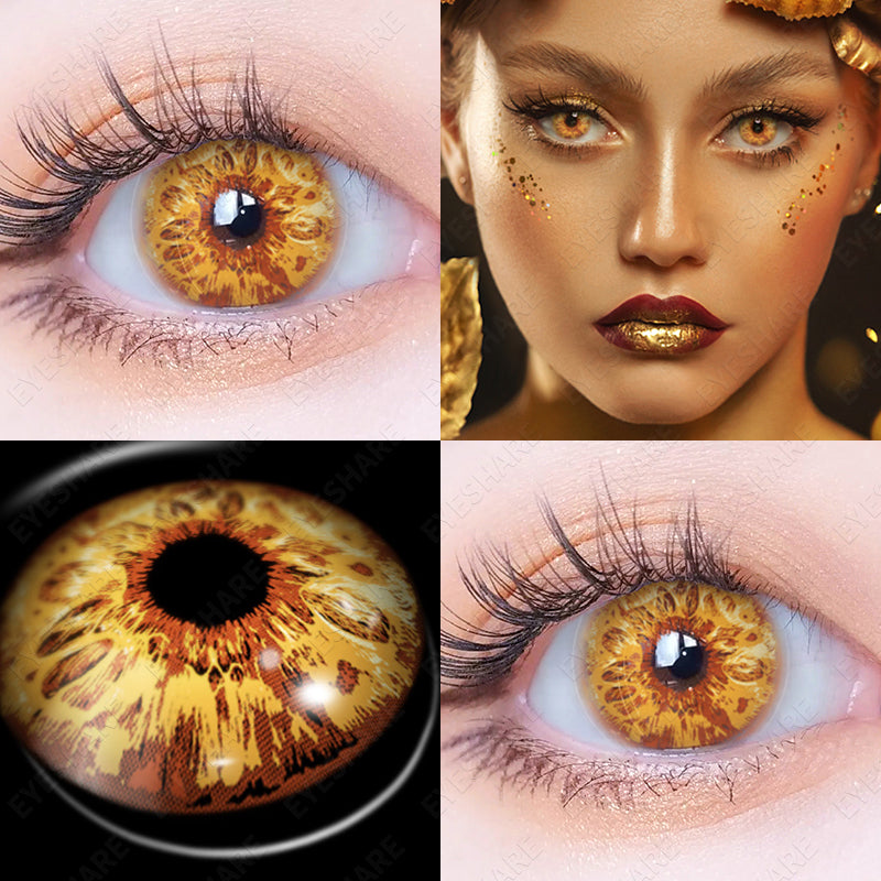 Rynx Cosplay HD38 Yellow 14.5mm 1 Pair | 1 Year