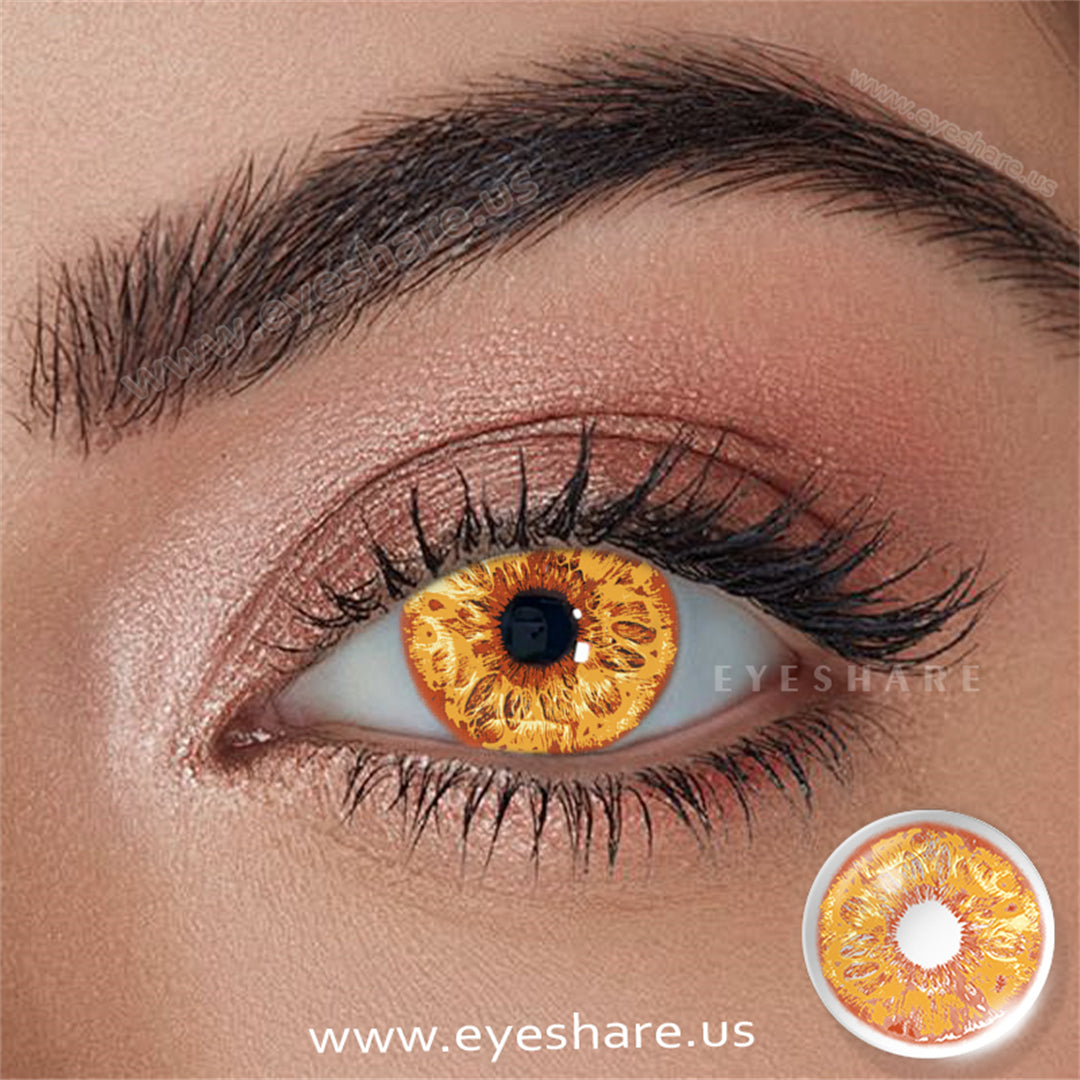 Rynx Cosplay HD38 Yellow 14.5mm 1 Pair | 1 Year