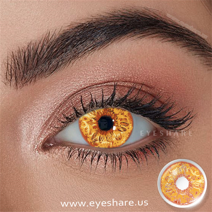 Rynx Cosplay HD38 Yellow 14.5mm 1 Pair | 1 Year