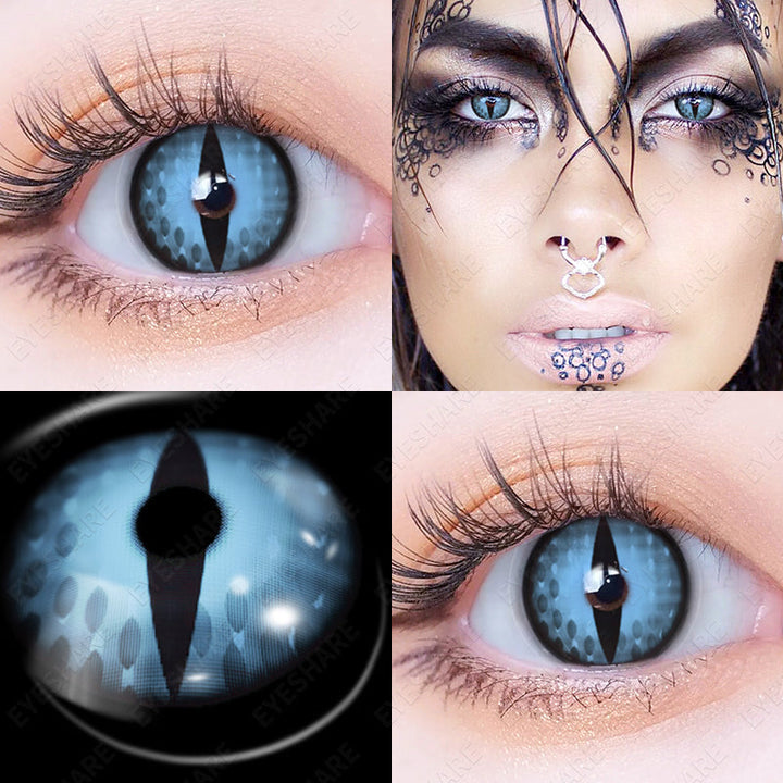 Rynx Cosplay HD45-BLUE 14.5 mm 1 Pair | 1 Year