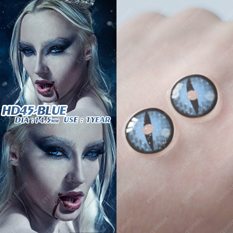 Rynx Cosplay HD45-BLUE 14.5 mm 1 Pair | 1 Year
