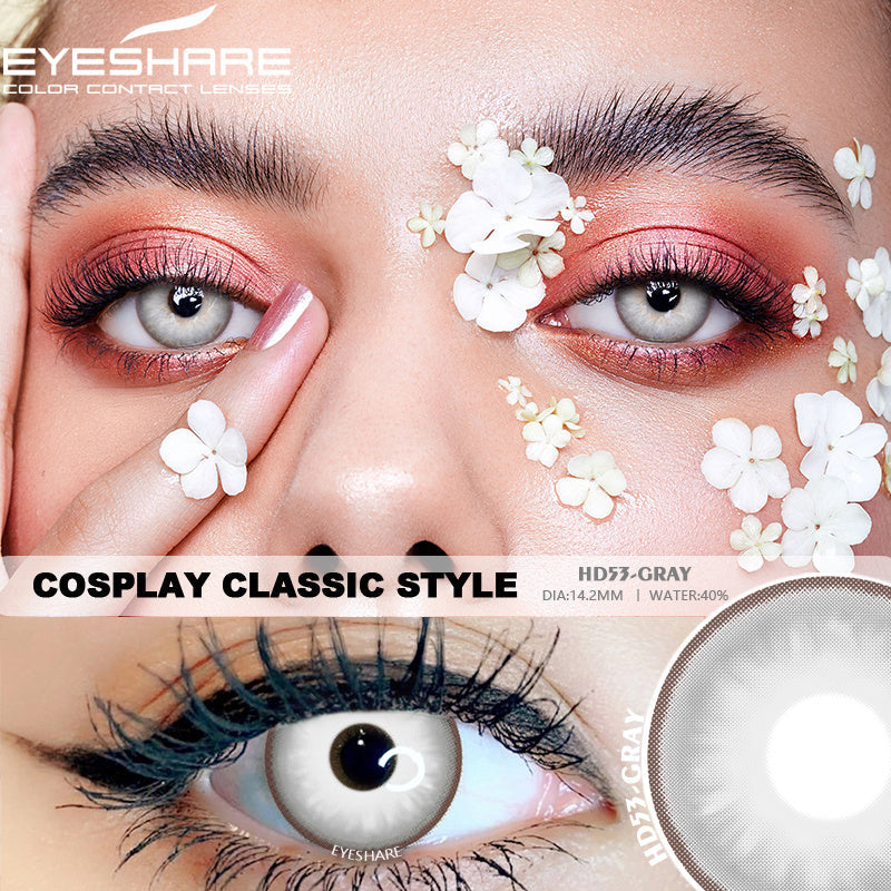 Rynx Cosplay HD53 Gray 14.2 mm 1 Pair | 1 Year