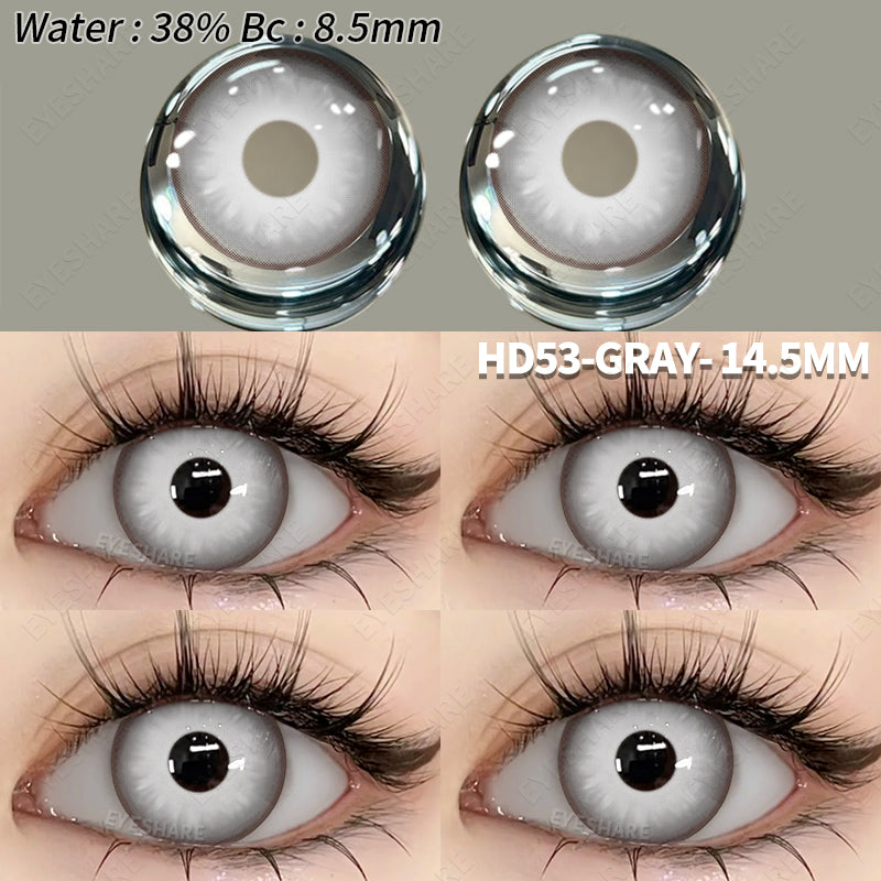 Rynx Cosplay HD53 Gray 14.2 mm 1 Pair | 1 Year