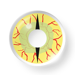 Rynx Cosplay HD60 Yellow 14.5mm 1 Pair | 1 Year
