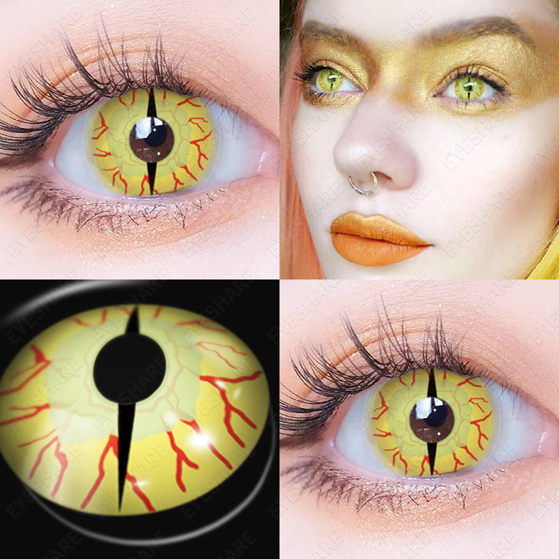 Rynx Cosplay HD60 Yellow 14.5mm 1 Pair | 1 Year