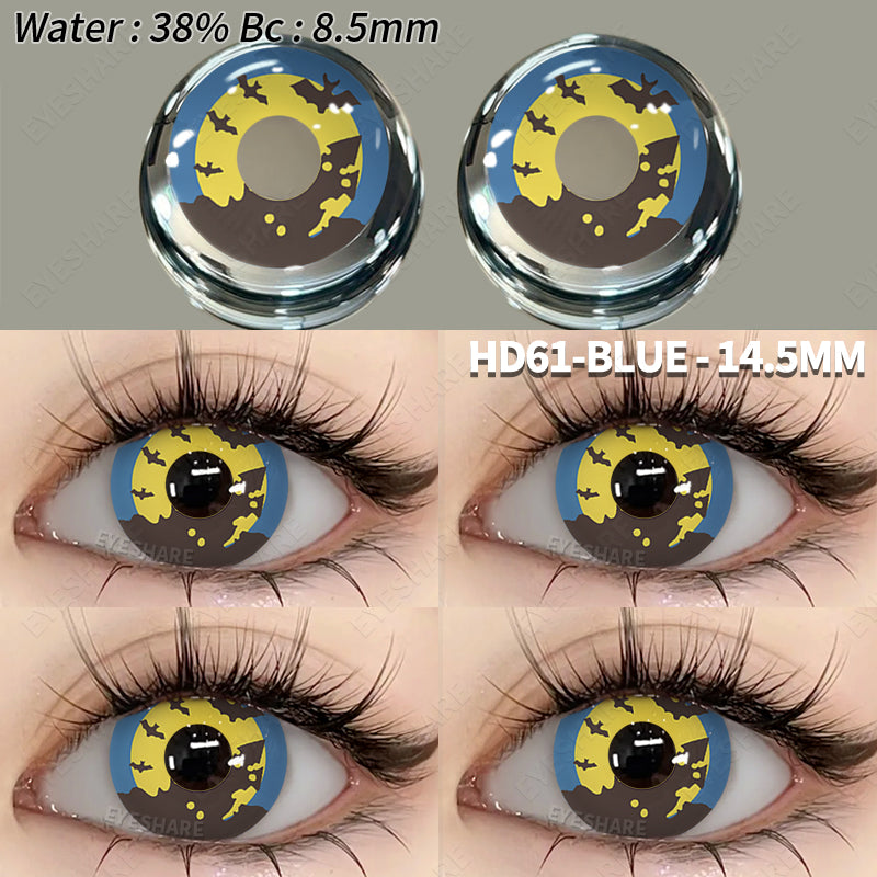Rynx Cosplay HD61 Blue 14.5mm 1 Pair | 1 Year
