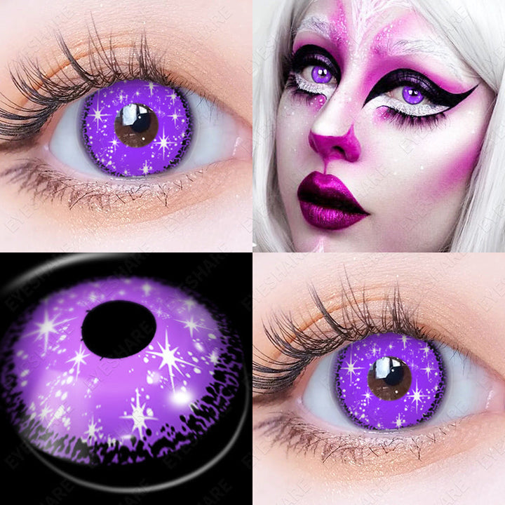 Rynx Cosplay HD71 Purple 14.5mm 1 Pair | 1 Year