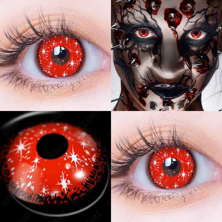 Rynx Cosplay HD71 Red 14.5mm 1 Pair | 1 Year