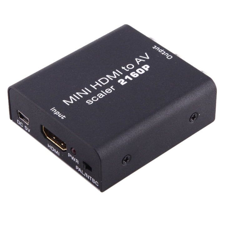 Lisslune | Mini HDMI to AV / CVBS Composite Video Signal Converter (Black)