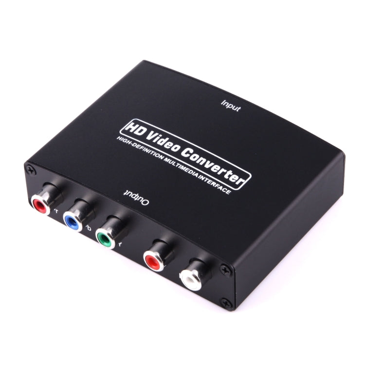 Lisslune | 1080P HD HDMI to YPbPr Video and R/L Audio Adapter Converter (Black)