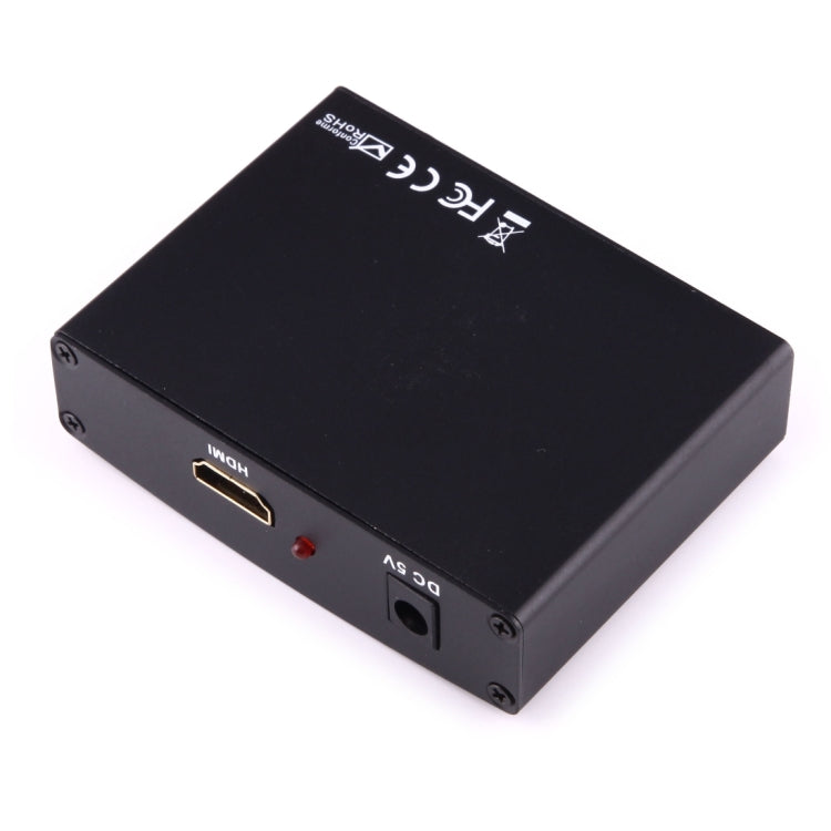 Lisslune | 1080P HD HDMI to YPbPr Video and R/L Audio Adapter Converter (Black)