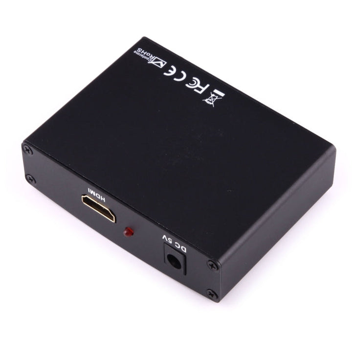 Lisslune | 1080P HD HDMI to YPbPr Video and R/L Audio Adapter Converter (Black)