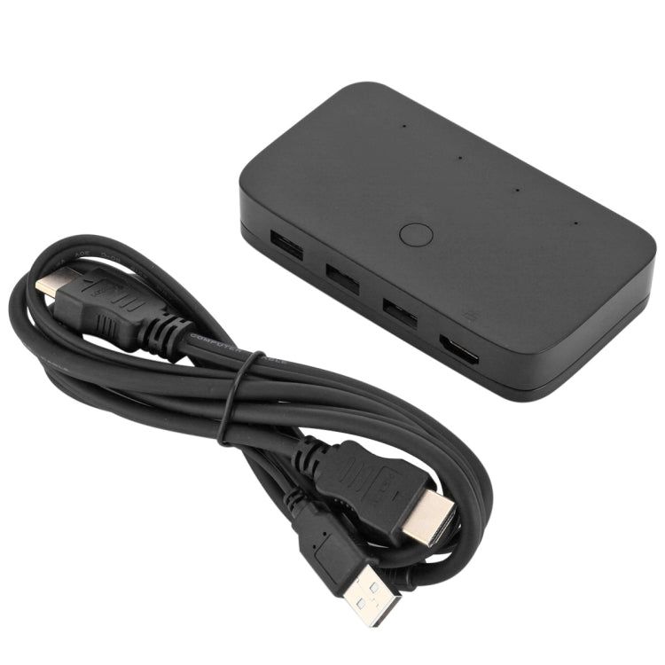 Lisslune | 4x1 4Kx2K HDMI / USB / KVM Switch