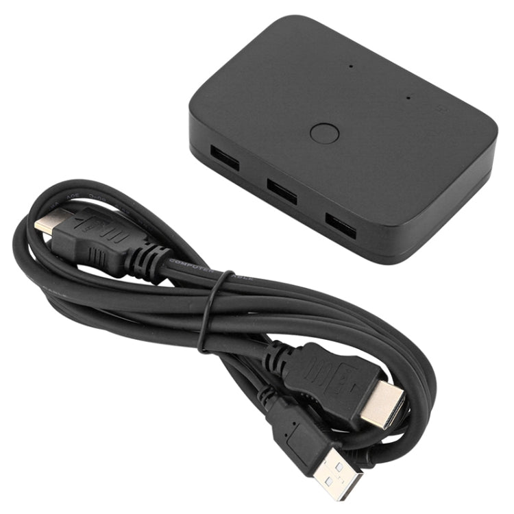 Lisslune | 2x1 4Kx2K HDMI / USB / KVM Switch