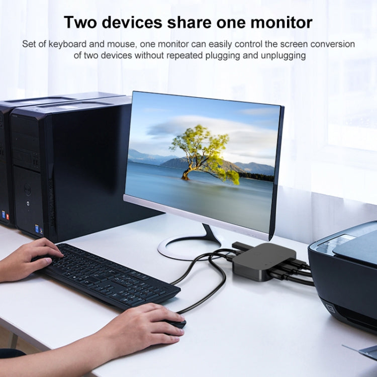 Lisslune | 2x1 4Kx2K HDMI / USB / KVM Switch