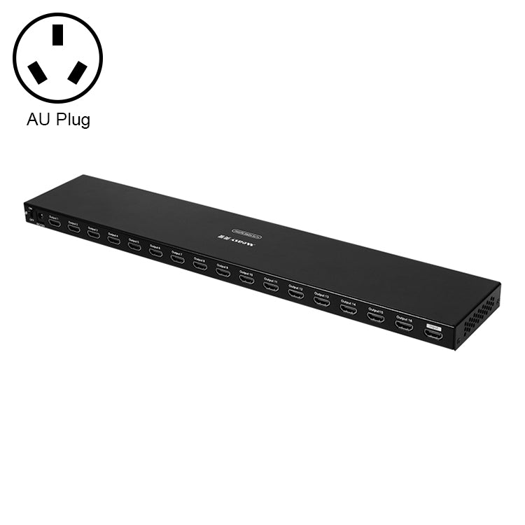 Lisslune | Measy SPH116 1 to 16 4K HDMI 1080P Simultaneous Display Splitter (AU Plug)