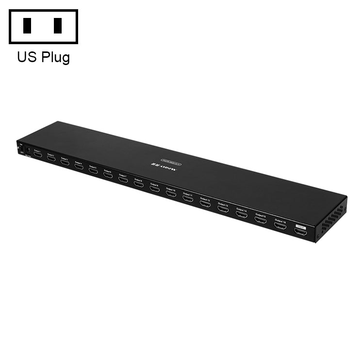 Lisslune | Measy SPH116 1 to 16 4K HDMI 1080P Simultaneous Display Splitter (US Plug)