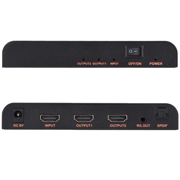 Lisslune | CY-041 1X2 HDMI 2.0 4K/60Hz Splitter, EU plug