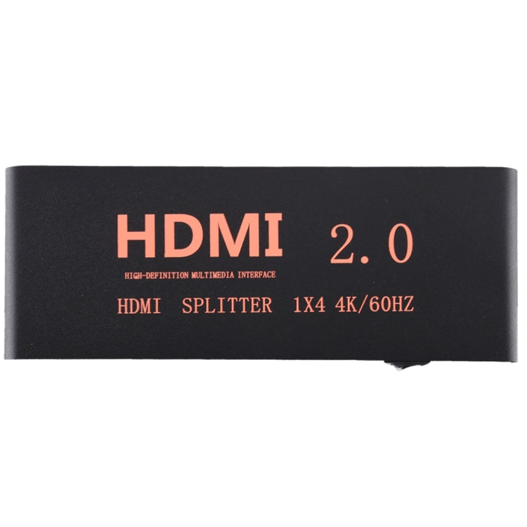 Lisslune | CY-042 1X4 HDMI 2.0 4K/60Hz Splitter, EU Plug