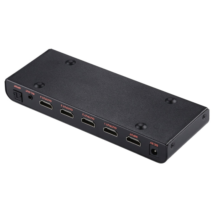 Lisslune | CY-042 1X4 HDMI 2.0 4K/60Hz Splitter, EU Plug