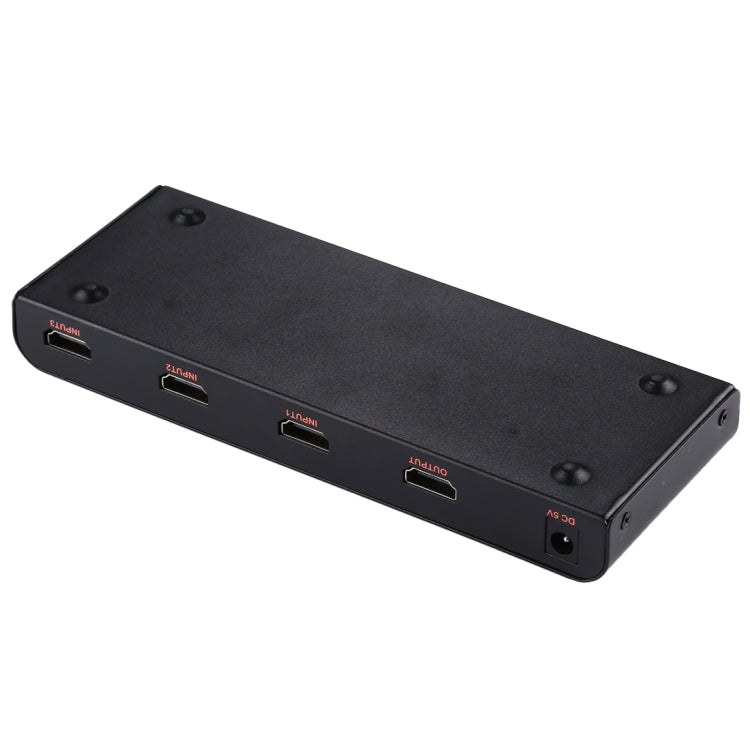 Lisslune | 3X1 4K/60Hz HDMI 2.0 Switch with Remote Control, EU Plug